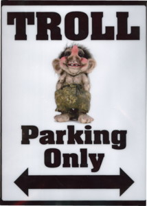 Troll Parking Only Poster Troll Parking Only Poster